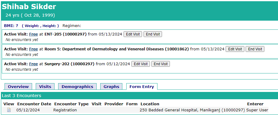 Patient Registration